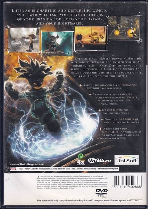 Evil Twin Cypriens Chronicles - PS2 (B Grade) (Genbrug)